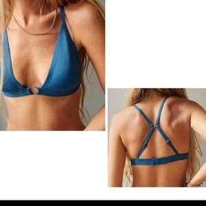 Cowboy Blue Free People Oh Scuba Bralette